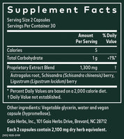 GAIA HERBS ASTRAGALUS SUPREME 60 VEGAN LIGUID CAPS