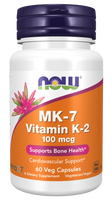 NOW MK-7 VITAMIN K-2 100MCG 60 VEG CAPS
