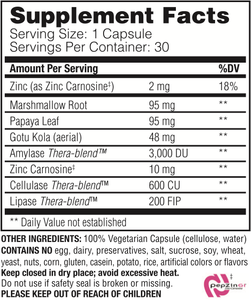 ENZYMEDICA ACID SOOTHE 30 CAPS