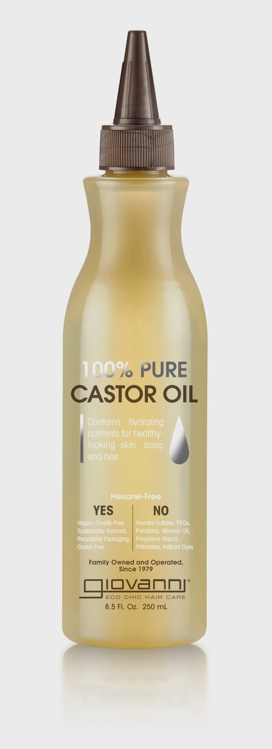 Giovanni Pure Castor Oil 250ml #39265