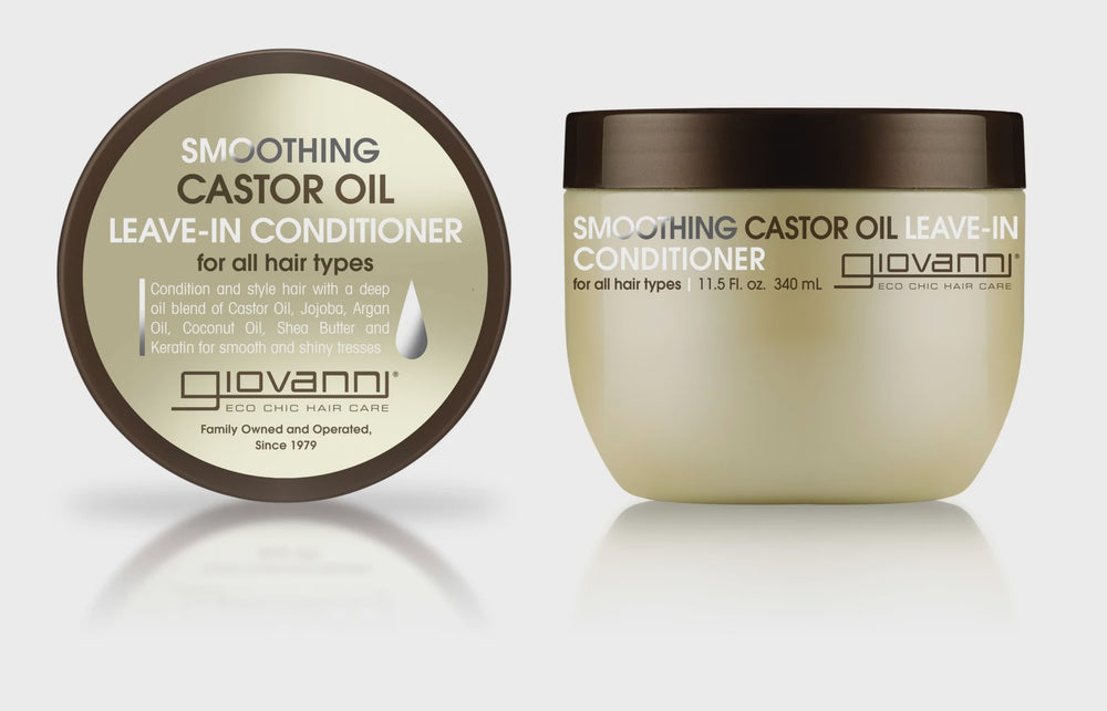 GIOVANNI SMOOTHING CASTOR OIL LEAVE-IN CONDITIONER 340ML #39264