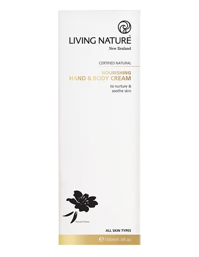 LIVING NATURE NOURISHING HAND & BODY CREAM 150ML