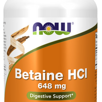 NOW BETAINE HCL 120 VEG CAPS