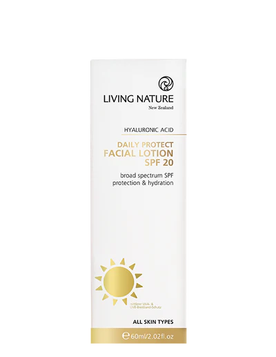 LIVING NATURE DAILY PROTECT FACIAL LOTION SPF 20 60ML