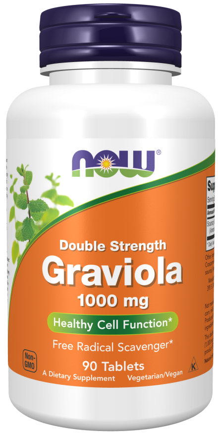 NOW GRAVIOLA DOUBLE STRENGTH 90 TABS