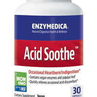 ENZYMEDICA ACID SOOTHE 30 CAPS