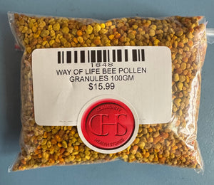 WAY OF LIFE BEE POLLEN GRANULES  100GM