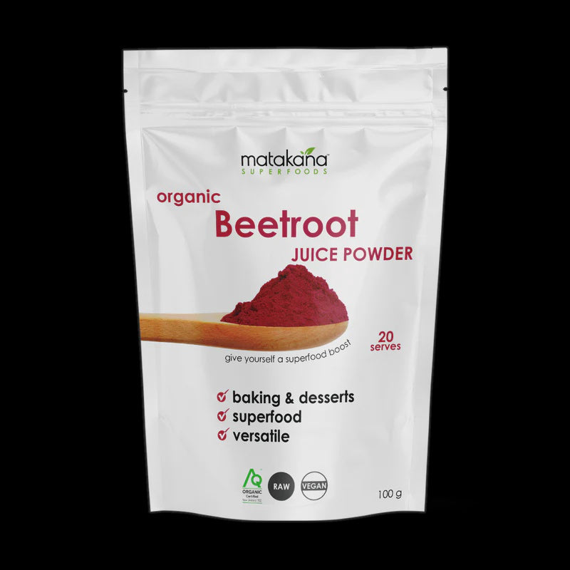 MATAKANA SUPERFOODS BEETROOT JUICE POWDER ORGANIC 100G