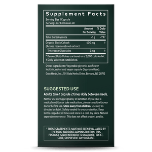 GAIA HERBS BLACK COHOSH 60 LIQUID VEG CAPS