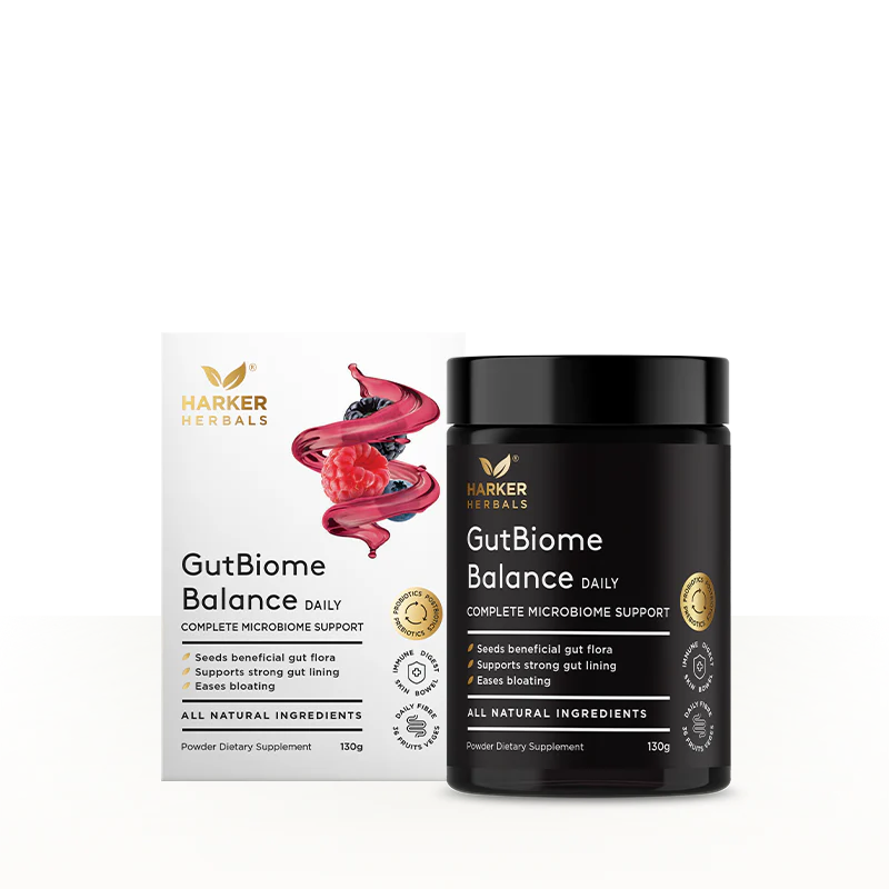 HARKER HERBALS GUTBIOME BALANCE 130GM