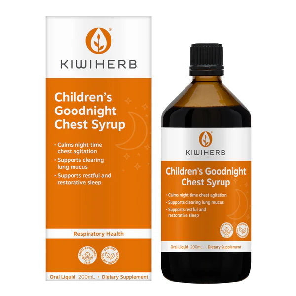KIWIHERB CHILDRENS GOODNIGHT CHEST SYRUP 200ML