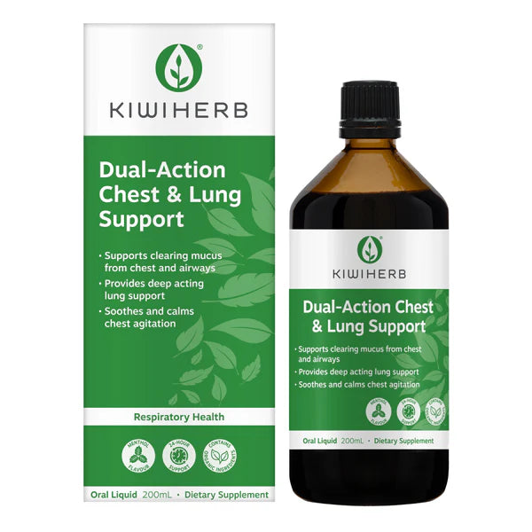 KIWIHERB DUAL ACTION CHEST & LUNG SUPPORT 200ML