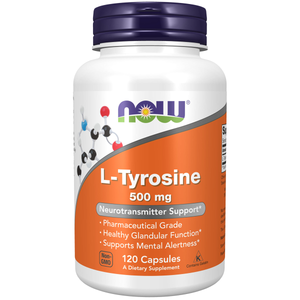 NOW L-TYROSINE 500MG 120 CAPS