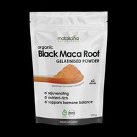 MATAKANA SUPERFOODS BLACK MACA ROOT GELATINISED  ORGANIC 250G