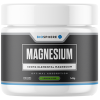 BIOSPHERE MAGNESIUM CITRATE, GLYCINATE CHELATE 141G LEMON LIME
