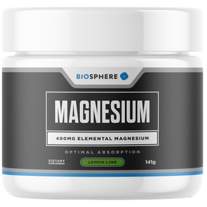 BIOSPHERE MAGNESIUM CITRATE, GLYCINATE CHELATE 141G LEMON LIME