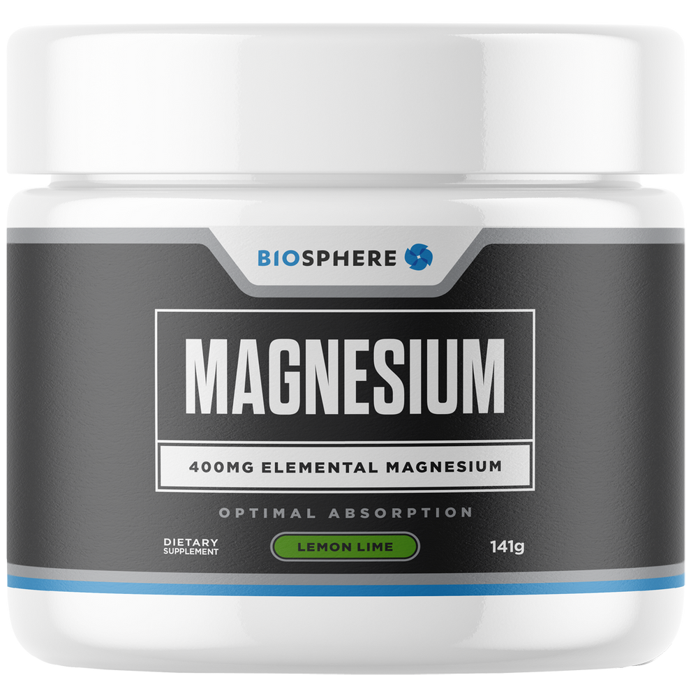 BIOSPHERE MAGNESIUM CITRATE, GLYCINATE CHELATE 141G LEMON LIME