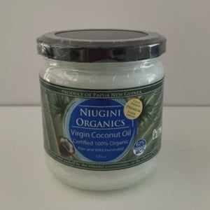 NIUGINI ORGANICS VIRGIN COCONUT OIL  320GMS