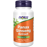 NOW PANAX GINSENG EXTRACT 100 VEG CAPS
