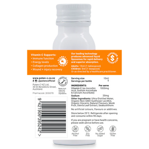POTEN-C SUPERDOSE LIPOSOMAL VITAMIN C 1000MG 75ML