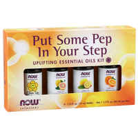 NOW ESSENTIAL OILS KIT UPLIFTING 4X 10ML