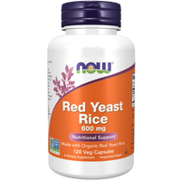 NOW RED YEAST RICE 600MG 120 VEG CAPS
