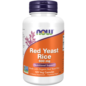 NOW RED YEAST RICE 600MG 120 VEG CAPS