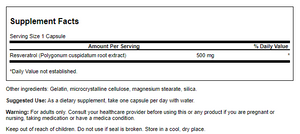 SWANSON RESVERATROL 30 CAPS