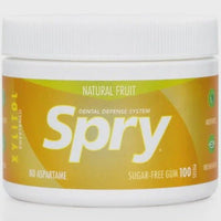 SPRY GUM NATURAL FRUIT 100 PIECE