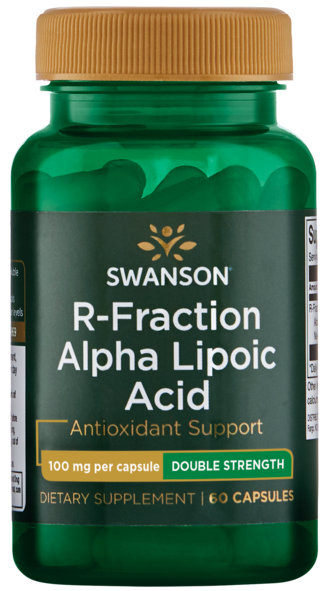 SWANSON R-FRACTION ALPHA LIPOIC ACID 100MG 60 CAPS