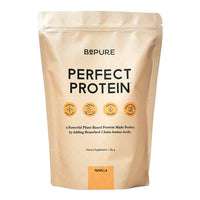 BEPURE PERFECT PLANT  PROTEIN VANILLA REFILL POUCH 584G