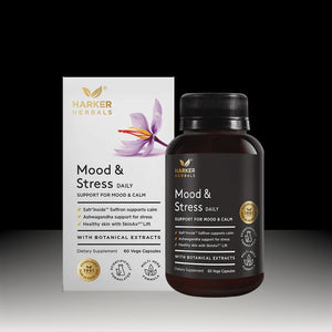 HARKER HERBALS DD MOOD & STRESS 60 VEG CAPS