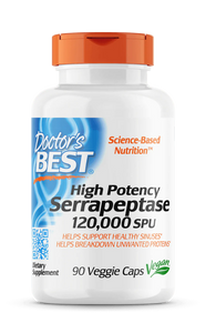 DOCTORS BEST HIGH POTENCY SERRAPEPTASE 90 VEG CAPS