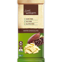 SWEET WILLIAM WHITE CHOCOLATE 100GM