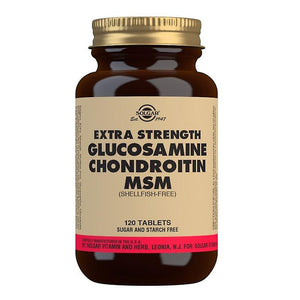 SOLGAR GLUCOSAMIN CHONDROITIN MSM (SHELLFISH FREE) 120 TABS51.6