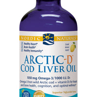 NORDIC NATURALS ARCTIC-D COD LIVER OIL LEMON 237ML