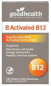 GOOD HEALTH B ACTIVATED B12 120 TAB