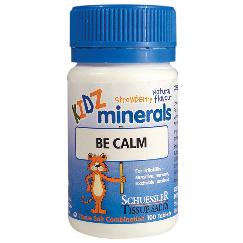 SCHUESSLER KIDZ MINERALS BE CALM 100 TABS