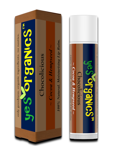 YES ORGANICS LIP BALM COCOA & HEMPSEED 4.25G