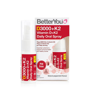 BETTER YOU VITAMIN D + K2 DAILY ORAL SPRAY 12ML