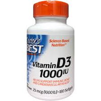 DOCTORS BEST VIT D3 1000IU 180 S/GELS