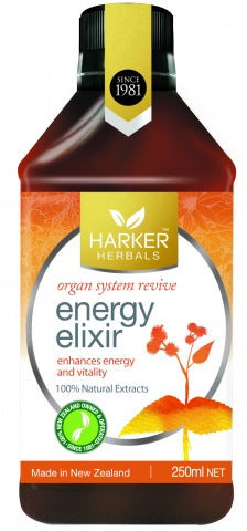 HARKER HERBALS ENERGY ELIXIR 250ML