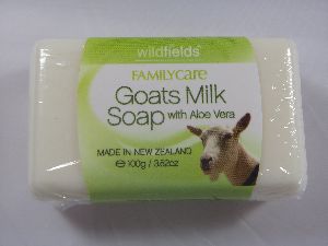 WILDFIELDS GOATSMILK SOAP WITH ALOE VERA 100G