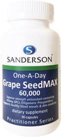 SANDERSON  GRAPE SEED MAX ONE-A-DAY 60,000 90 CAPS