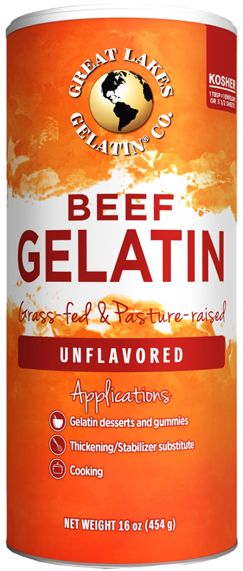 GREAT LAKES GELATIN UNFLAVOURED 454 GM