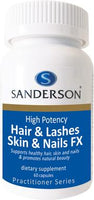 SANDERSON  HAIR & LASHES SKIN & NAILS  FX 60 CAPS