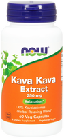 NOW KAVA KAVA EXTRACT 250MG 60 V/CAPS
