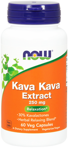 NOW KAVA KAVA EXTRACT 250MG 60 V/CAPS