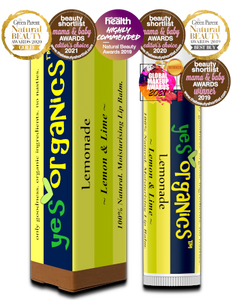 YES ORGANICS LIP BALM LEMON & LIME 4.25 G