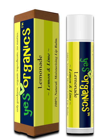 YES ORGANICS LIP BALM LEMON & LIME 4.25 G